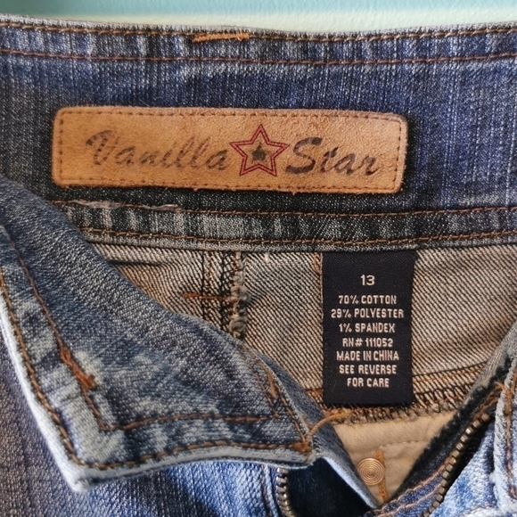 DENIM Miniskirt Faded 13 - Picture 6 of 6